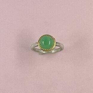 Ring mit Chrysopras